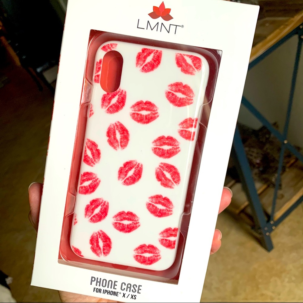 💋Red lips iPhone XS MAX case!💋